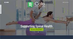 Desktop Screenshot of chirocole.com